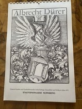 Kunst Kalender 👨‍🎨*Albrecht Dürer *1971 Sparkasse Nürnberg 40x26 Dachbodenfund
