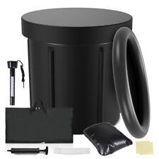 Eisbad Eistonne PVC für Eisbaden tragbar Faltbar Badewanne 80cm X 80cm