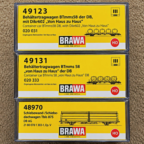 Brawa güterwagen 49123 - h0,