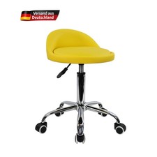 Rollhocker mit Rückenlehne