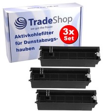 3x Aktivkohlefilter für