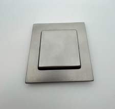 Gira 0211335 E22 1-fach Rahmen Edelstahl Flacheinbau + Wippe für Tastschalter n