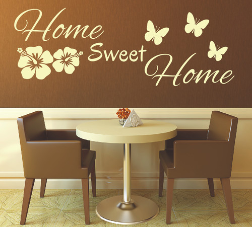 Wandtattoo home sweet - sweet,