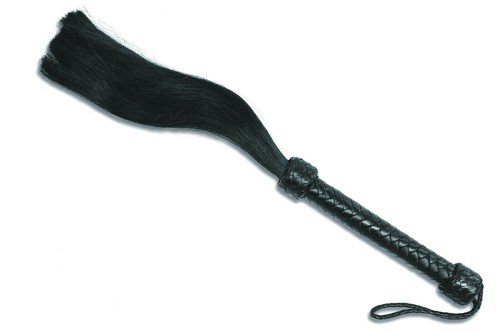 Peitsche aus echthaar 60cm - aus,