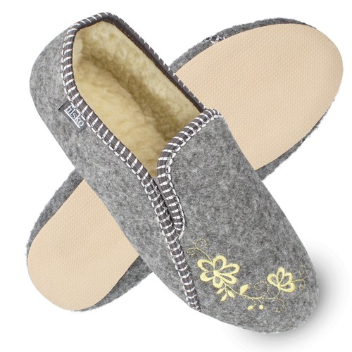 Hausschuhe damen easy filz mit - damen,