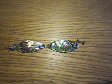 Perlmutt- Ohrringe, Clips, Stecker aus der Schale einer Abalone Meeresschnecke
