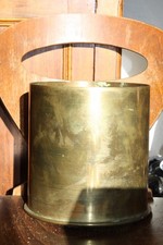 Alte Granatenhülse 220mm Messing Morser WW1 Germany Sp197