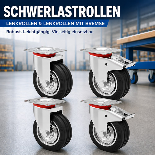 Transportrollen set - transportrollen,