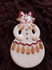 ? 1️⃣ Villeroy & Boch Ginger Ornaments Lebkuchenfrau  Porzellan 