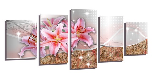 Bild tlg lilien - bild, rosa