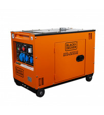 Stromerzeuger Diesel Stromaggregat Generator 230V 6500 Watt E-Start BLACK DECKER