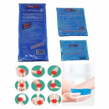 3 St Kalt-Warm Kompressen wiederverwendbar Mikrowellen Coolpack Gelpack Kühlakku