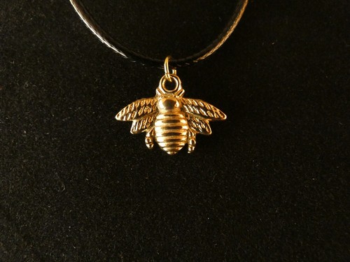 Biene anhänger mit kette - biene,