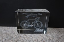 3D-Laserwürfel Glasblock