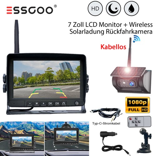 Solar rückfahrkamera funk - rückfahrkamera,