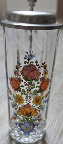 Glas bierkrug mit - glas-bierkrug,