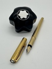 MONTBLANC Noblesse Patronenfüller, vergoldet, 585 Goldfeder, vintage, 1147