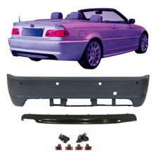 Stoßstange hinten PDC PREMIUM paßt für BMW 3er E46 Coupe Cabrio 99-07 nicht M