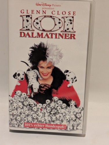 Vhs kassette 101 dalmatiner - kassette,