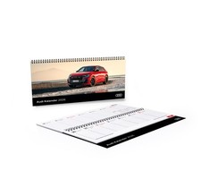 Audi Tischplaner 2026 - Hardcover 62 Blatt - Officially licensed by AUDI AG