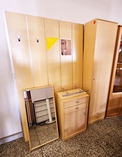 Garderobe [2-teilig] mit Spiegel ahorn (gebraucht)