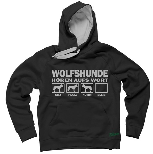 Sweatshirt wolfshund hören - wolfshund,