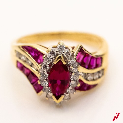 Ring 585 14k gelbgold - ring, synth