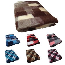 Vet Bed Premium Qualität Vetbed Hundedecke mit Anti Rutsch Trockenbett 30mm Flor