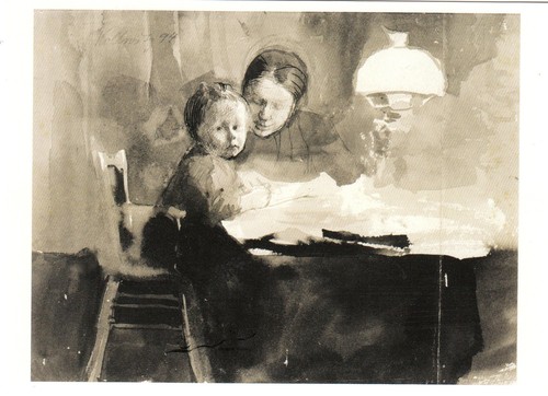 Kunstpostkarte käthe - kunstpostkarte,