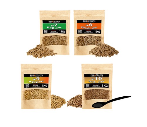 Pellets set 4x1 - pellets, bbq