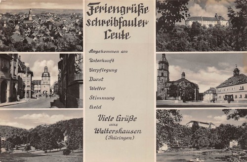 Waltershausen mehrbildkarte - waltershausen,