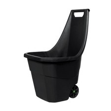 55L Schubkarre Gartenkarre Gartenwagen Gartentrolley Laubwagen Handwagen Schwarz