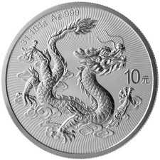 Silbermünze Chinesischer