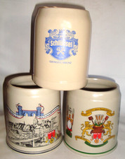 3 x 0,5 l Bierkrüge von verschieden Brauereien 6