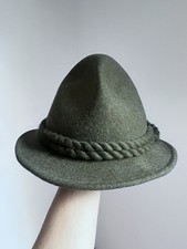 Tirolerhut, Dolomitenhut Lienz, Modell Zugspitz, Hut, Gr. 60, oliv grün, Filz