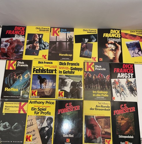 15x ullstein krimi romane dick - ullstein,