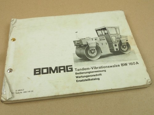 Bomag bw160a tandem - bomag,