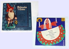 2x Schallplatten Single Weihnachtslieder DDR