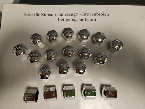 20x radmuttern kappen chrom - radmuttern,