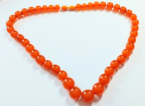 Orange bernstein perlenkette - orange, bernstein-perlenkette