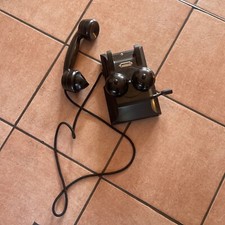 Ericsson Schweden antikes Wandtelefon Bakelit