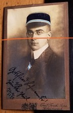 Corps Saxonia Jena - SS 1921 - Gottfried Lehmann - koloriert - CDV / Studentika