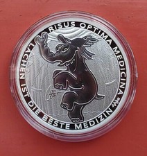 Lachen ist die beste Medizin , Ottifant Funnyfant 1oz Silbermünze super Geschenk