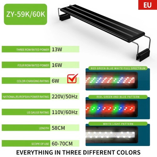 58cm beleuchtung aquarium led - 58cm, aquarium-led