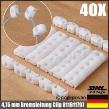 40x bremsleitung halter - bremsleitung,