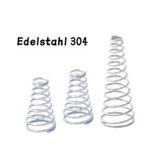 Edelstahl Kegelfeder Konische