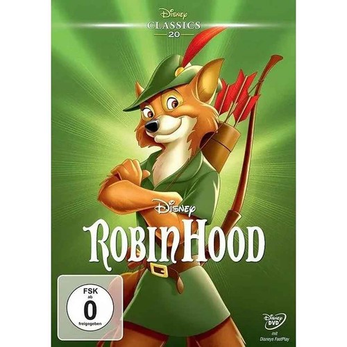 Disney robin hood dvd - disney,