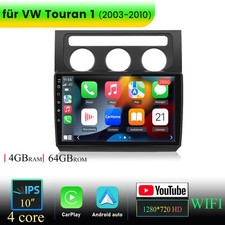 10" Android Auto Radio für VW Touran 1 (2003-2010) CarPlay Android Auto WiFi