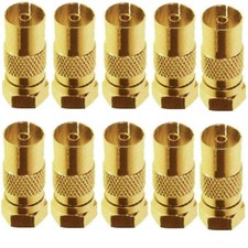 10 Stück Koax Adapter Koax