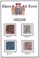 Thurn und Taxis 1852/58